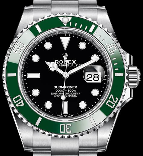 rolex with green bezel